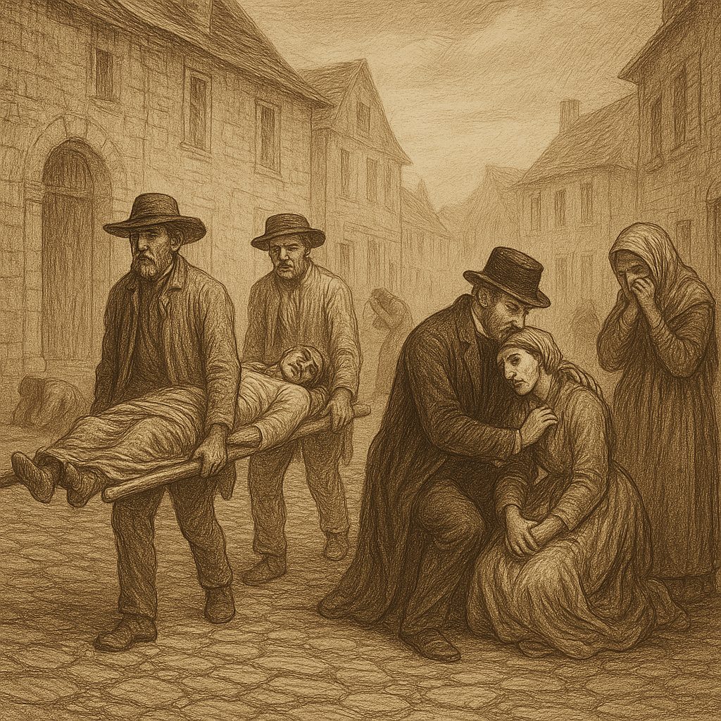 Illustration de Épidémie de choléra à Espalion en 1854