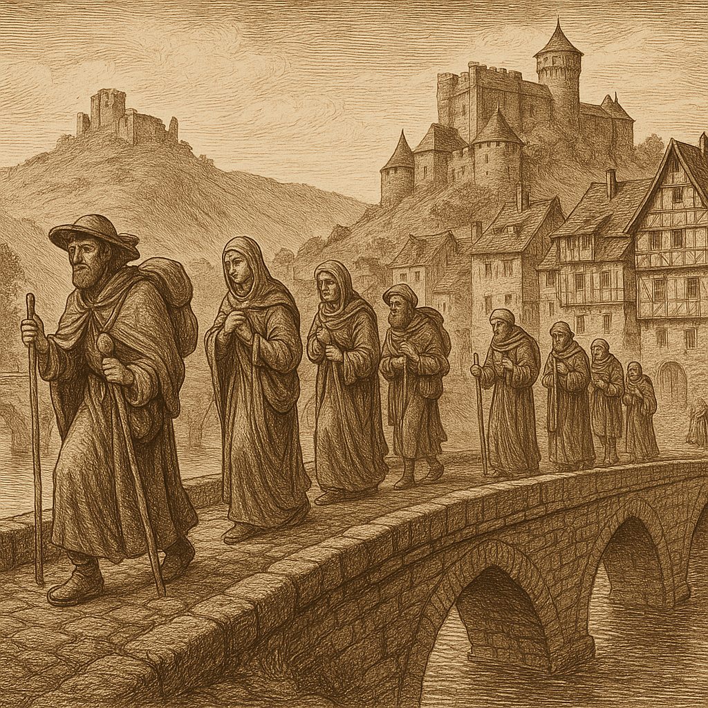 Illustration de Le chemin de Saint-Jacques-de-Compostelle et son impact sur Espalion