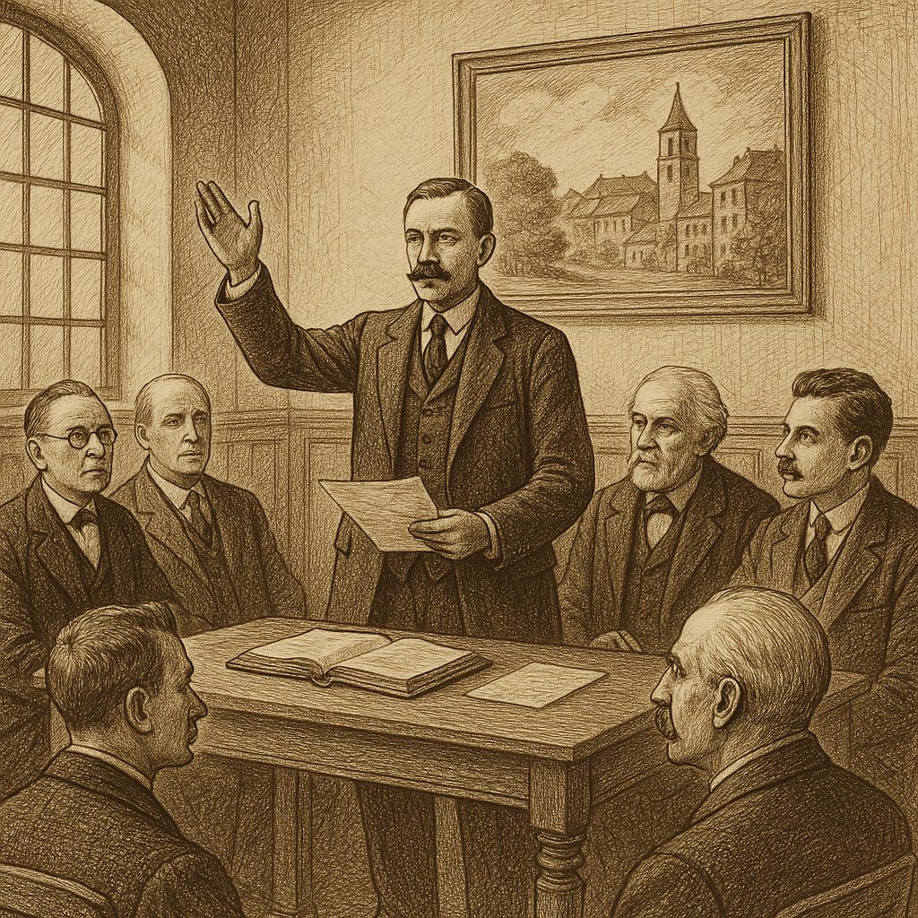 Illustration de Fondation de la Société des Amis des Arts d'Espalion en 1923