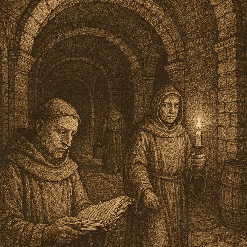 Illustration de Le souterrain des moines de Bonneval sous Espalion