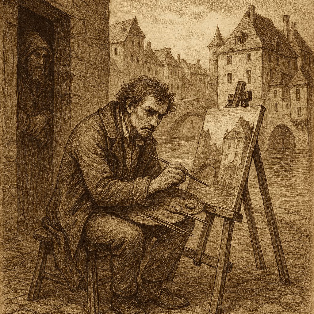Illustration de La légende du peintre maudit d'Espalion