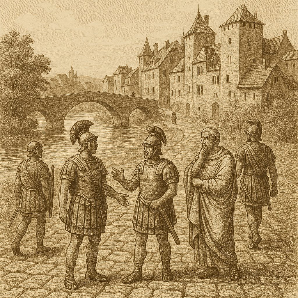 Illustration de Découverte d'une voie romaine traversant Espalion