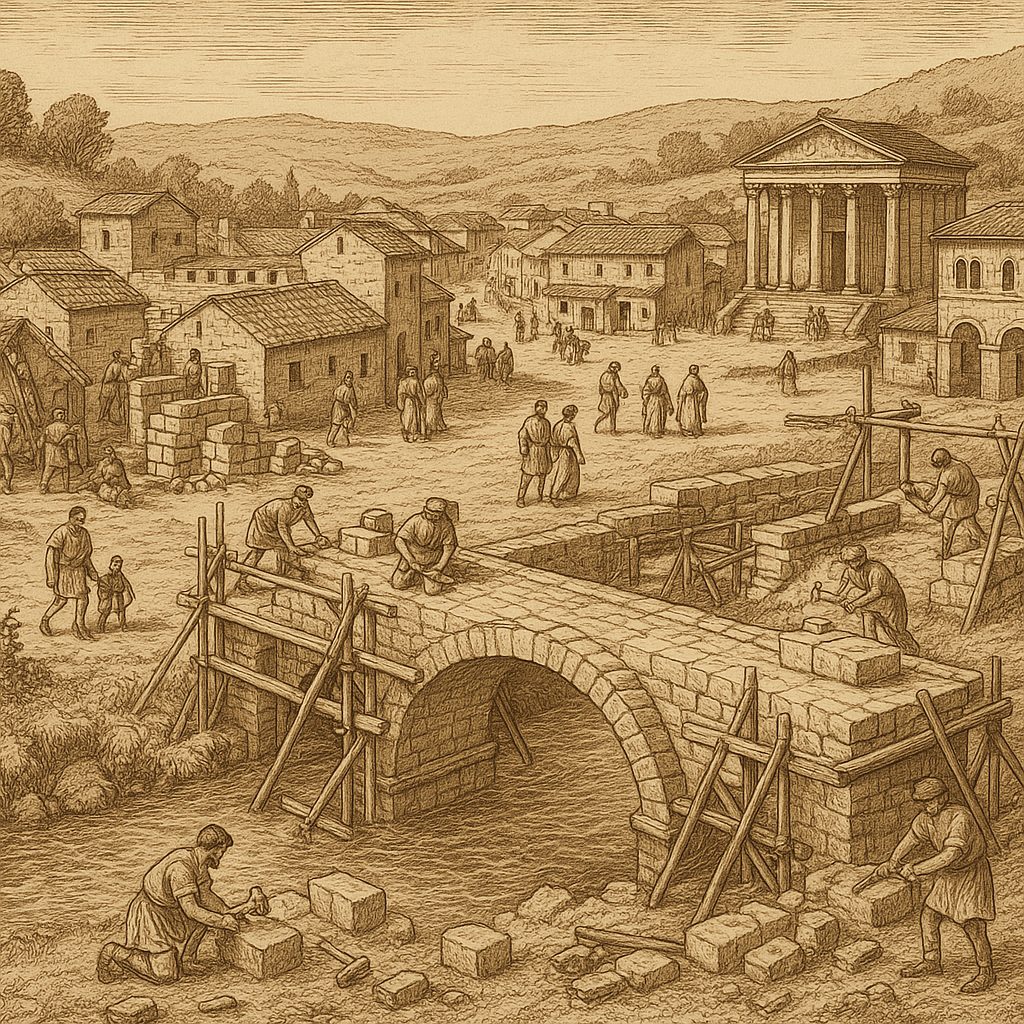 Illustration de Établissement d'un vicus gallo-romain à Espalion