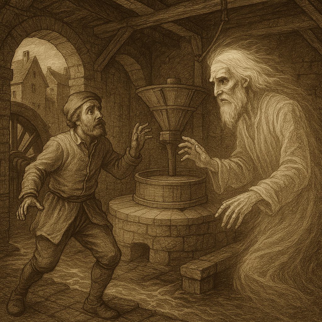 Illustration de Le fantôme du meunier de la vallée de la Boralde
