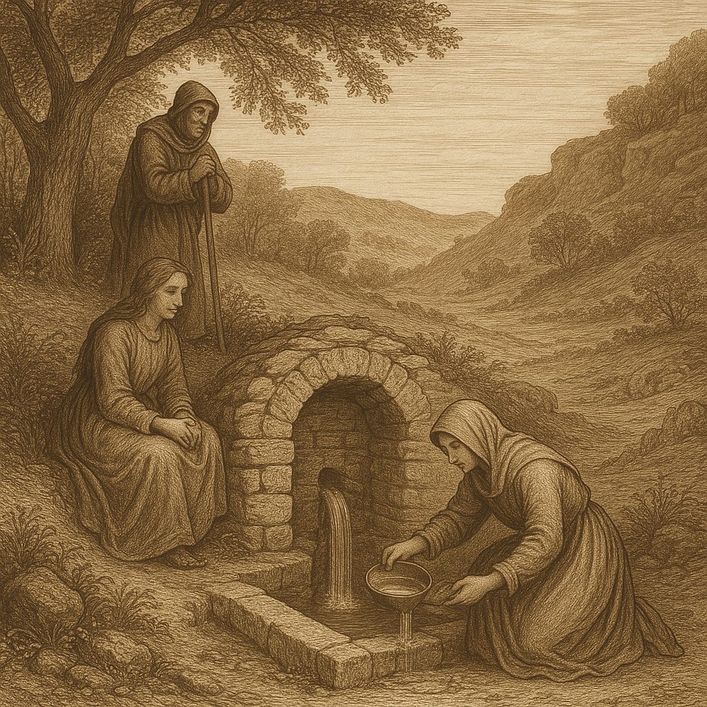 Illustration de La source aux vertus mystérieuses de la Combe de la Boralde