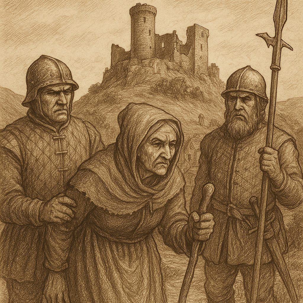 Illustration de La sorcière de la tour de Calmont d’Olt