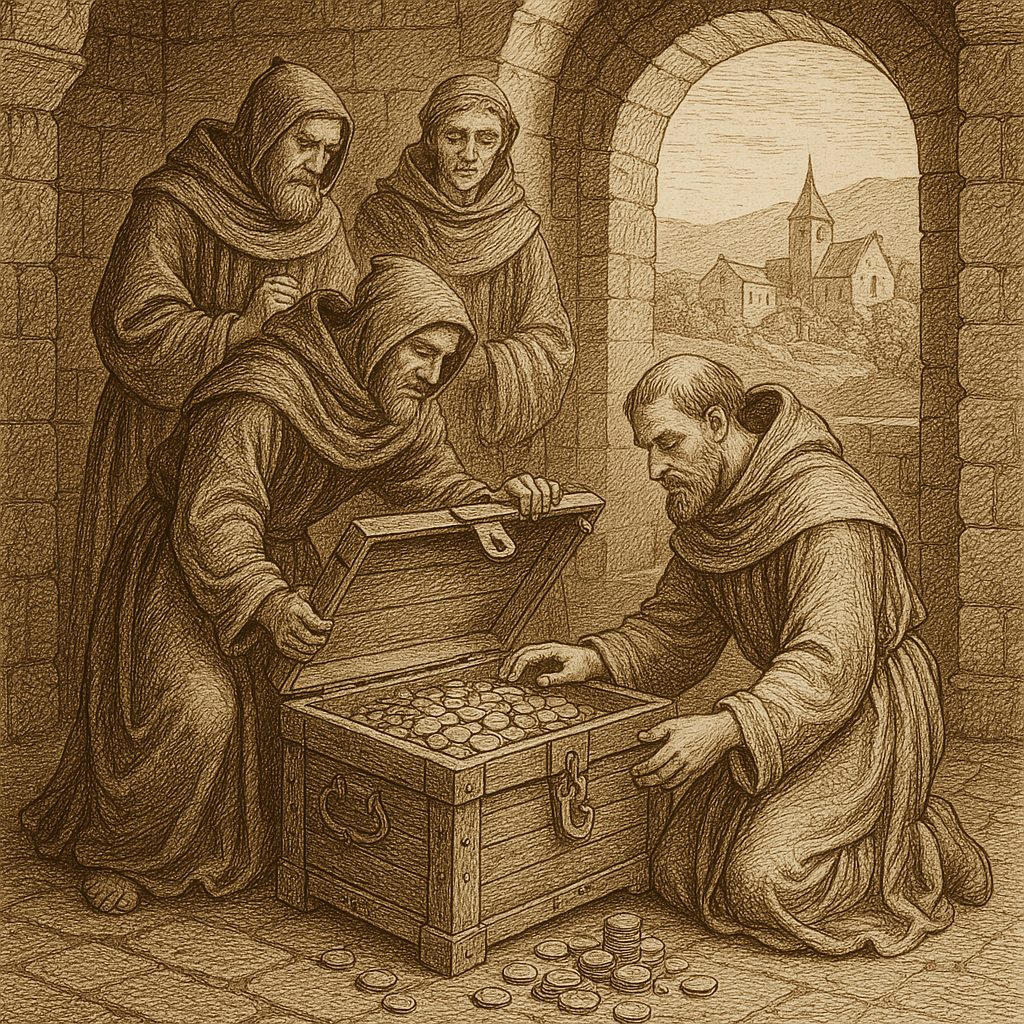 Illustration de Le trésor des moines de Bonneval